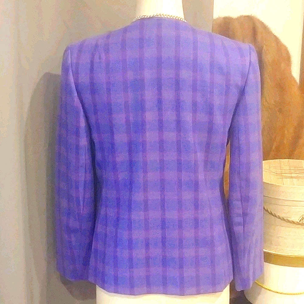 Pendleton Wool 4 Button Plaid Jacket - image 2